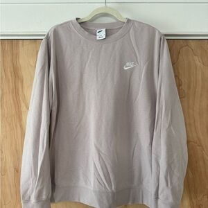 Nike Women’s Beige Crewneck Sweater